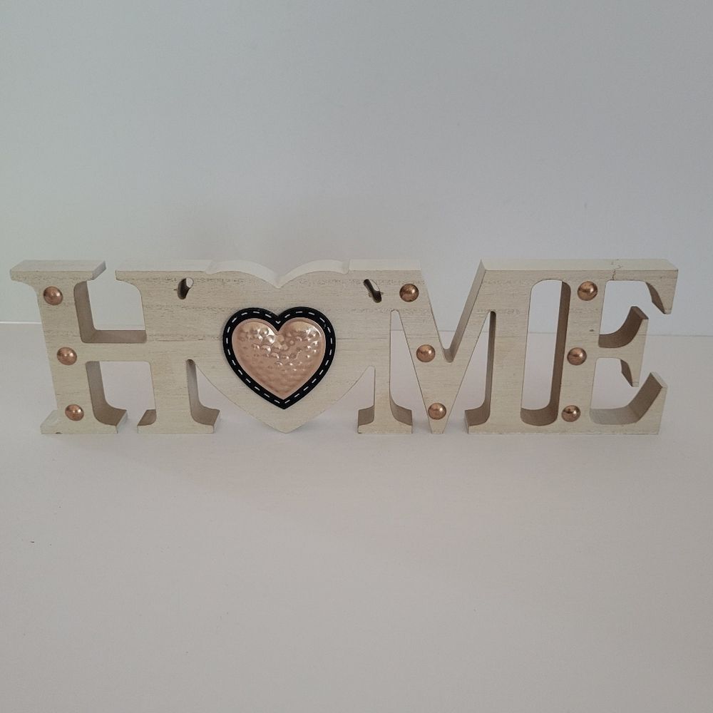 HOME Wood Wall Decor